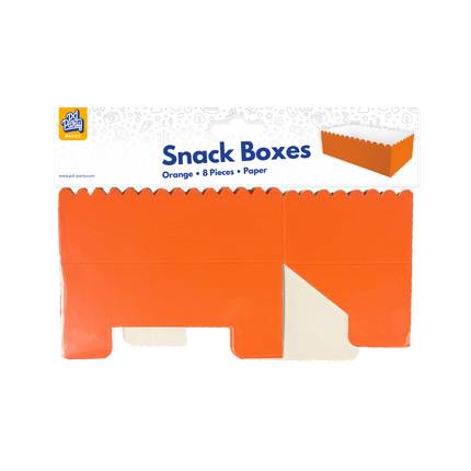 Bol à grignoter orange 12.5cm 8pcs
