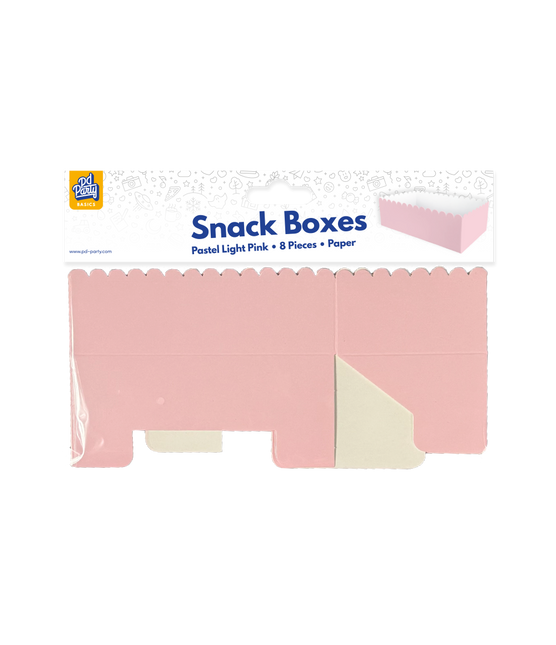 Boîtes à goûter - Rose pâle pastel