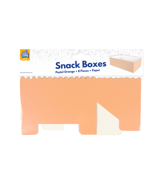 Boîtes à goûter - orange pastel