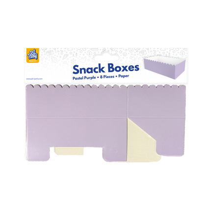 Boîtes à goûter - violet pastel