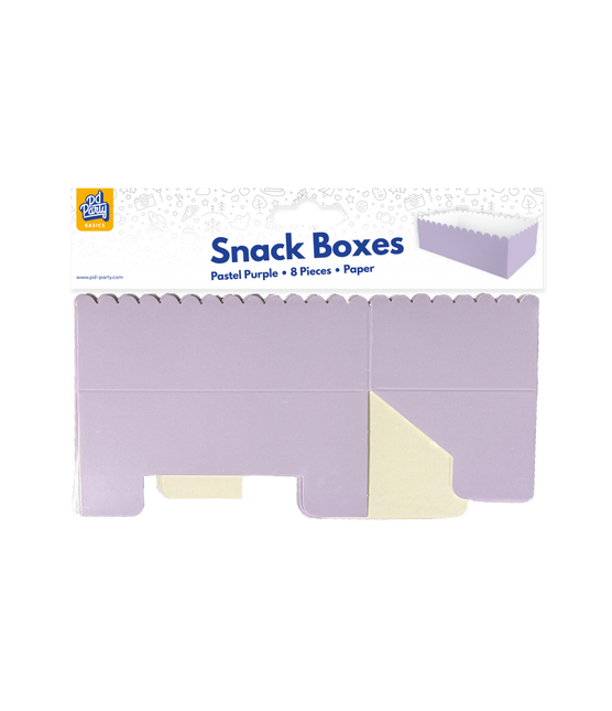Boîtes à goûter - violet pastel