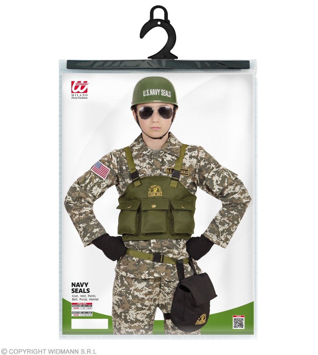 Enfants - de Luxe A - Camouflage Armée Déguisement Soldat Tenue (Chemise Enfants - de Luxe A - Camouflage Armée Déguisement Soldat Tenue (Chemise