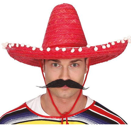 Sombrero Rood 50cm van Fiestas Guirca koop je bij Partywinkel