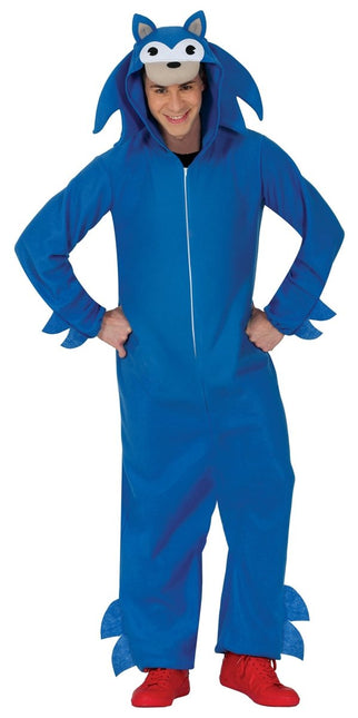 Sonic Onesie Blauw van Fiestas Guirca koop je bij Partywinkel