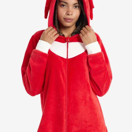 Sonic the Hedgehog Knuckles Onesie Unisex Rood van OppoSuits koop je bij Partywinkel