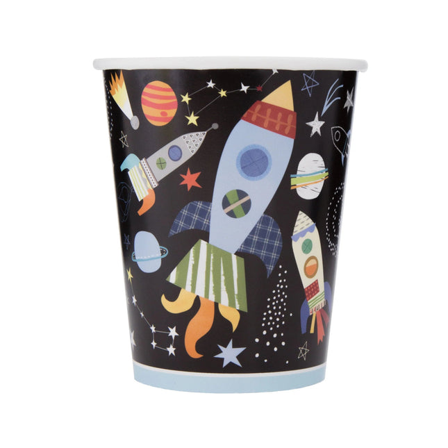 Space Bekers 270ml 8st - Partywinkel - 011179007578