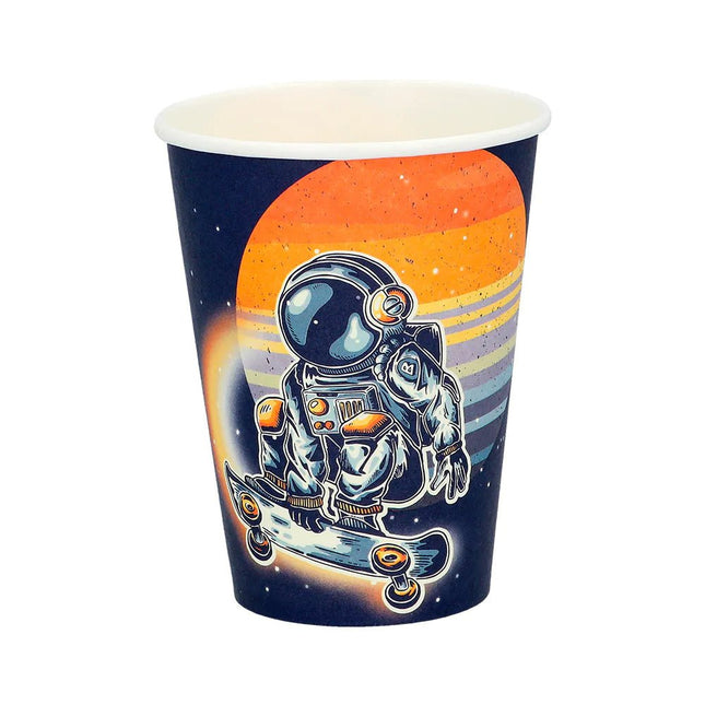 Space Party Bekers Papier 21cl 8st van Boland koop je bij Partywinkel
