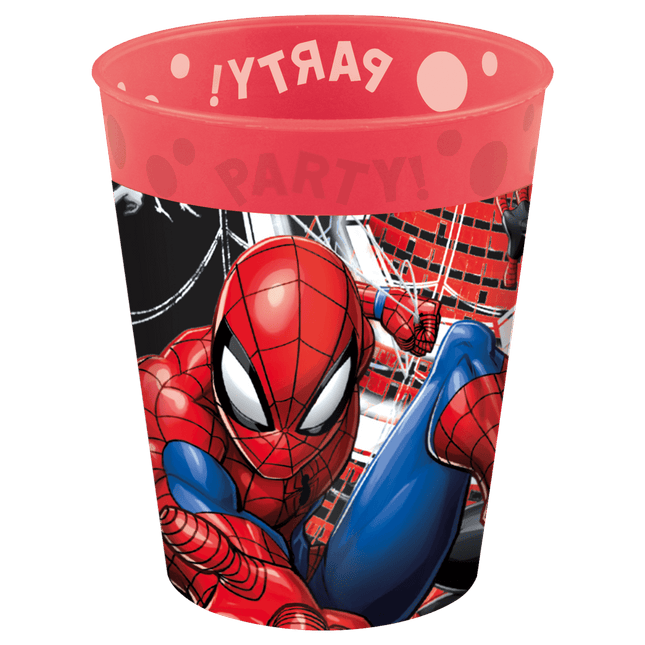 Spiderman Bekers 250ml 4st van Procos koop je bij Partywinkel