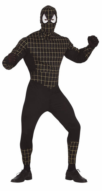 Spiderman Kostuum Heren Zwart van Fiestas Guirca koop je bij Partywinkel