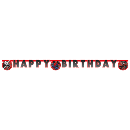 Spiderman Letterslinger Happy Birthday van Procos koop je bij Partywinkel