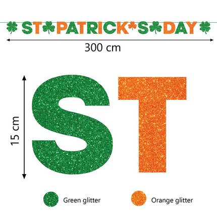 St. patrick Slinger 300 cm van Fiestas Guirca koop je bij Partywinkel