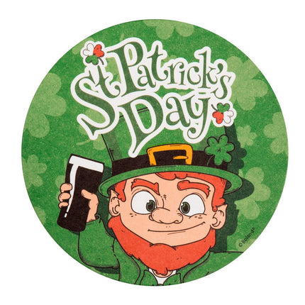 St. Patrick's Day Onderzetters 10cm 10st van Boland koop je bij Partywinkel