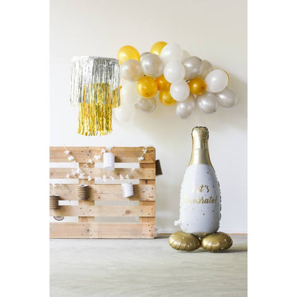 Staande Folieballon Champagnefles Celebrate - 86 cm van Folat koop je bij Partywinkel