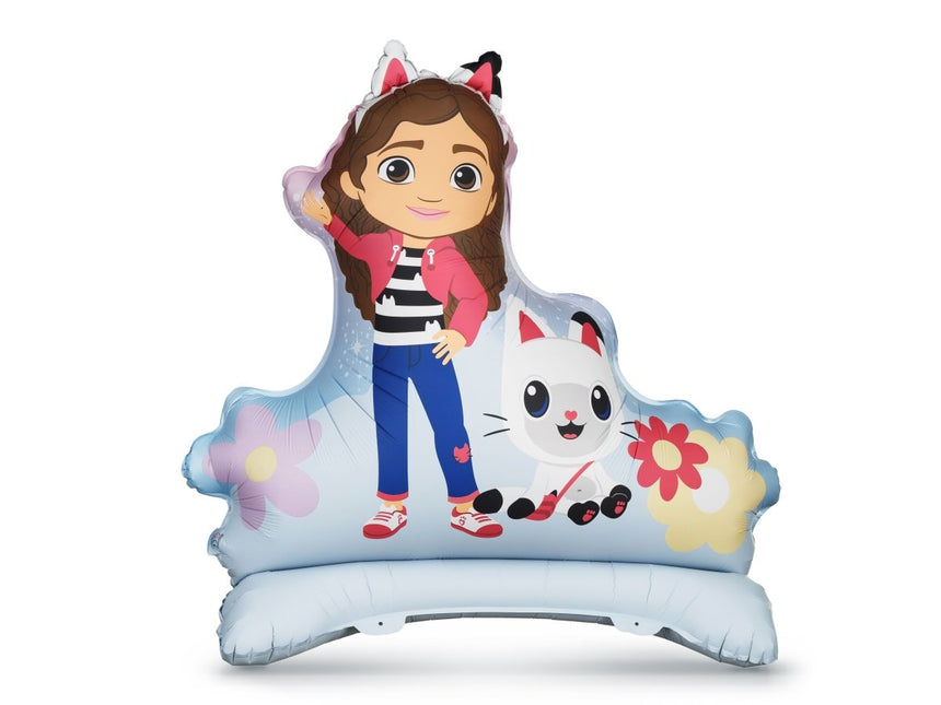 Staande folieballon Gabby's Dollhouse, 92x90,5 cm van Partydeco koop je bij Partywinkel