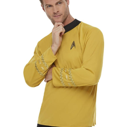 Star Trek, Original Series Command Uniform, Gold Heren van Smiffys koop je bij Partywinkel