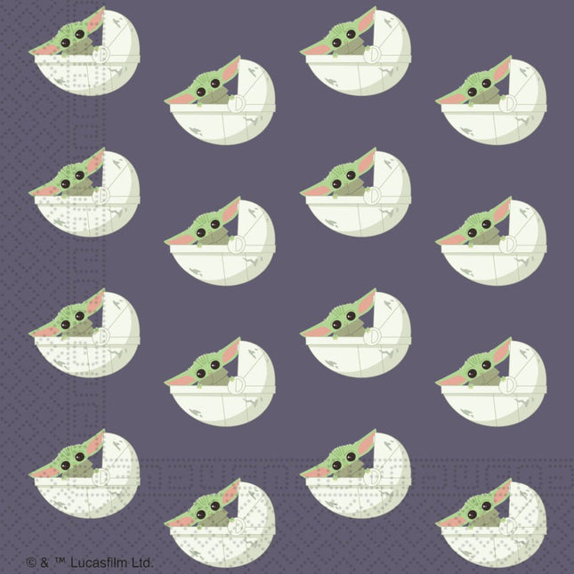 Star Wars Servetten Baby Yoda 20st van Procos koop je bij Partywinkel