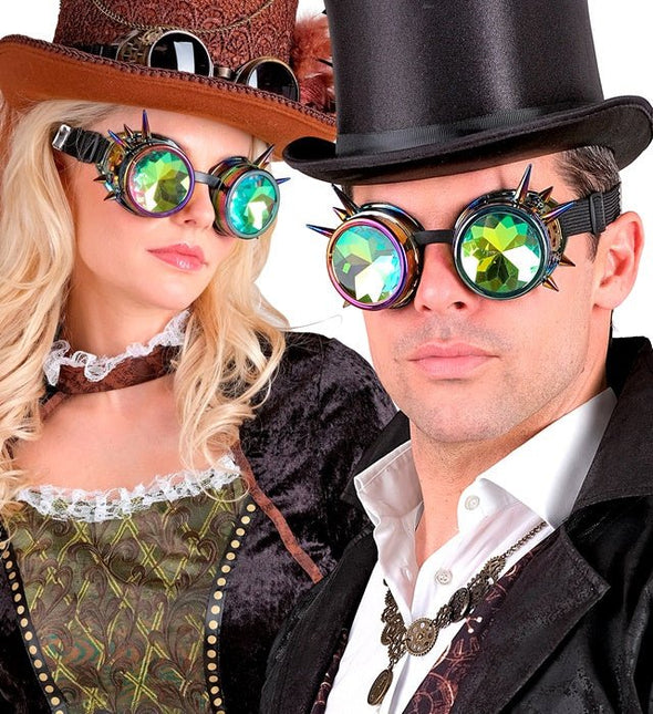 Steampunk Bril Holografisch van Widmann koop je bij Partywinkel