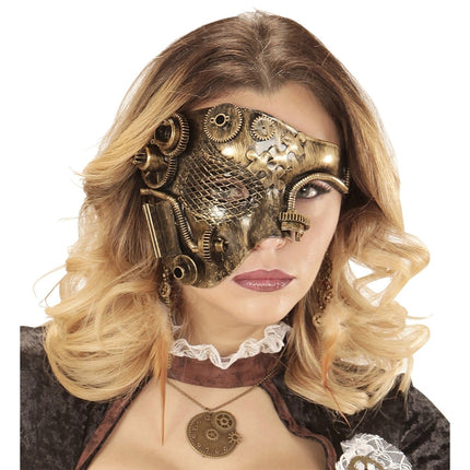 Steampunk Masker Koper van Widmann koop je bij Partywinkel