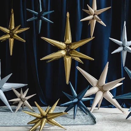 Ster Ballon Beige 70cm van Partydeco koop je bij Partywinkel