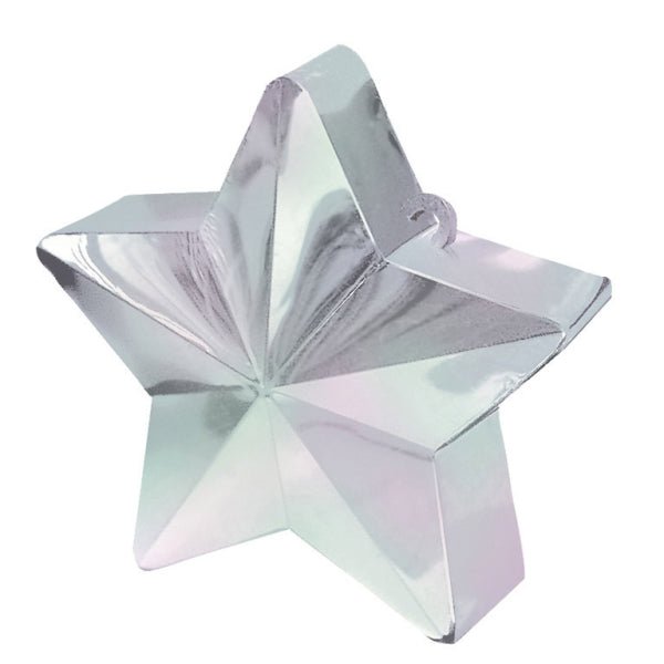 Ster Ballon Gewicht Zilver - Partywinkel - 5015327044359