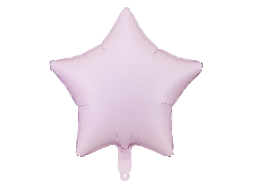Ster Helium Ballon Paars Leeg 48cm van Partydeco koop je bij Partywinkel