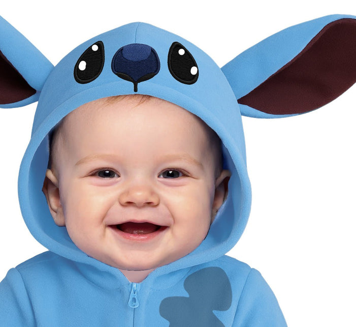 Stitch Kostuum Blauw Baby Onesie van Fiestas Guirca koop je bij Partywinkel