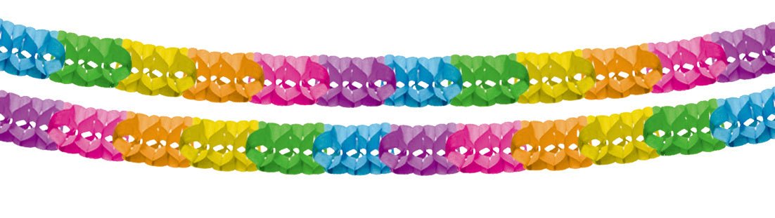 Stoel Slingers Gekleurd 2m 2st van Haza Witbaard koop je bij Partywinkel