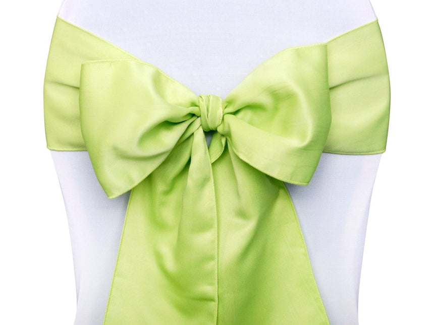 Stoelstrikken Lime Groen 2,75m 10st van Partydeco koop je bij Partywinkel