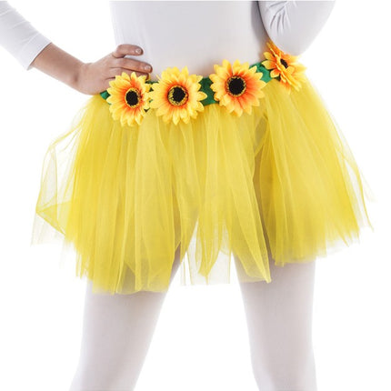 Jupe « Tournesol » jaune, taille unique