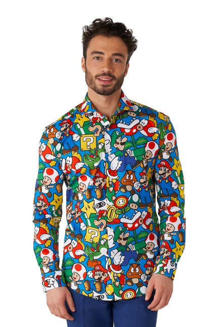Super Mario Overhemd Heren OppoSuits van OppoSuits koop je bij Partywinkel