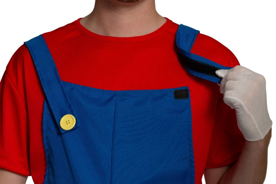 Super Mario Pak Rood Blauw Heren van PartyXclusive koop je bij Partywinkel