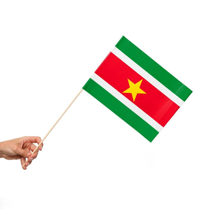 Suriname Vlag 10st van WeFiesta koop je bij Partywinkel