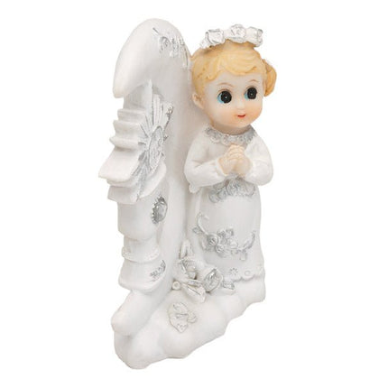 Taarttopper Comunnie Meisje 9cm van Partydeco koop je bij Partywinkel