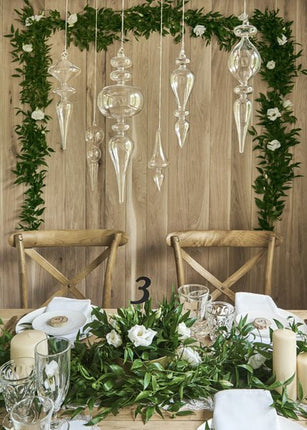 Taarttoppers Tafelnummers Zwart 26cm 11st van Partydeco koop je bij Partywinkel