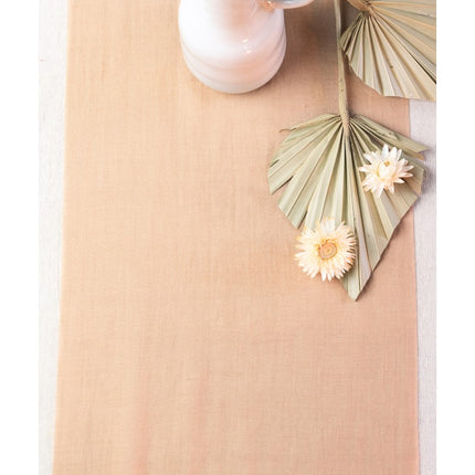 Chemin de table orange Chiffon 3m