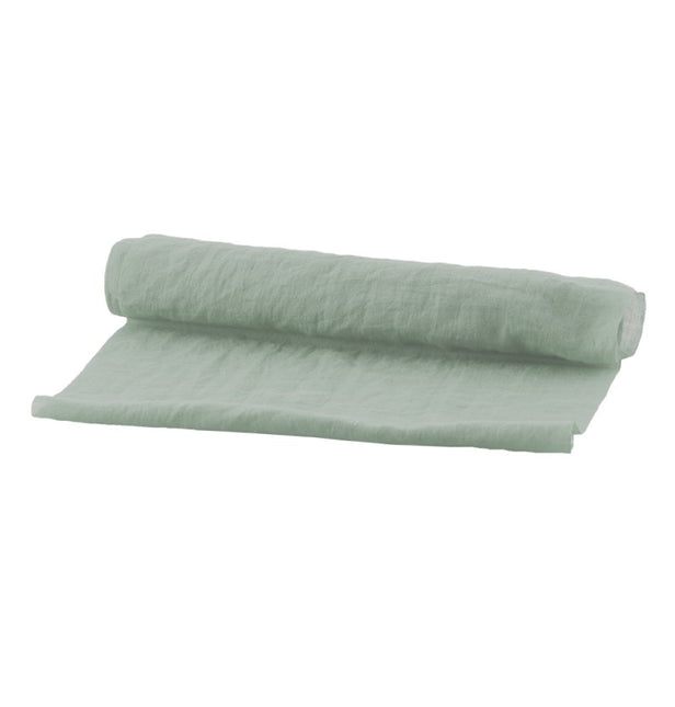 Chemin de table vert Chiffon 3m