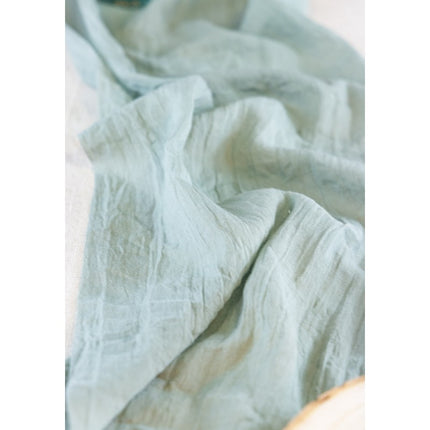Chemin de table vert Chiffon 3m