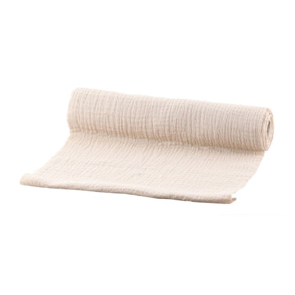 Chemin de table en coton ivoire 3m