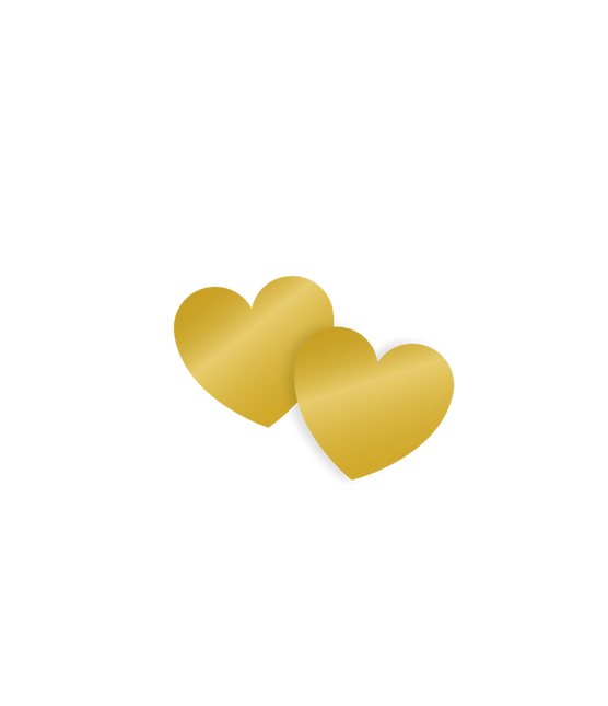 Confetti de table Coeurs Or 14gr
