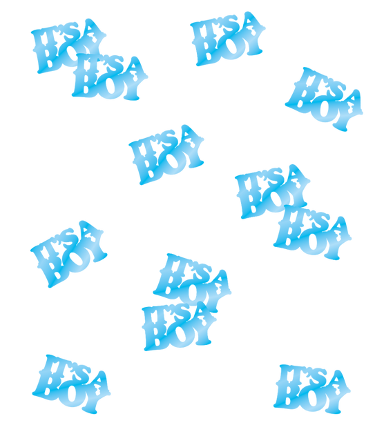 Confetti de table de naissance bleu clair 14gr