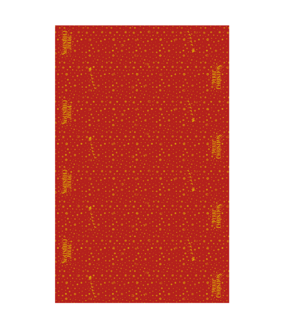 Nappe - Joyeux Noël rouge