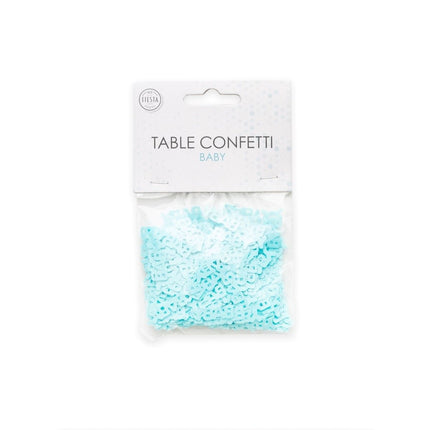 Tafelconfetti Baby Blauw van WeFiesta koop je bij Partywinkel