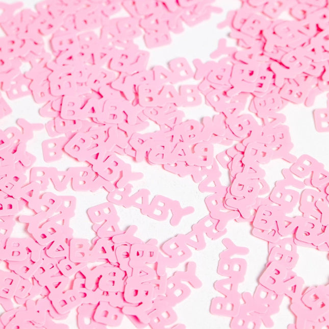 Tafelconfetti Baby Roze van WeFiesta koop je bij Partywinkel
