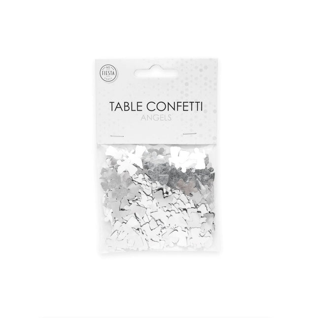 Tafelconfetti Engelen Zilver van WeFiesta koop je bij Partywinkel