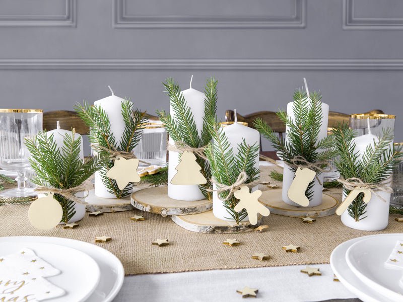 Tafeldecoratie Sterren Hout 2cm 50st van Partydeco koop je bij Partywinkel