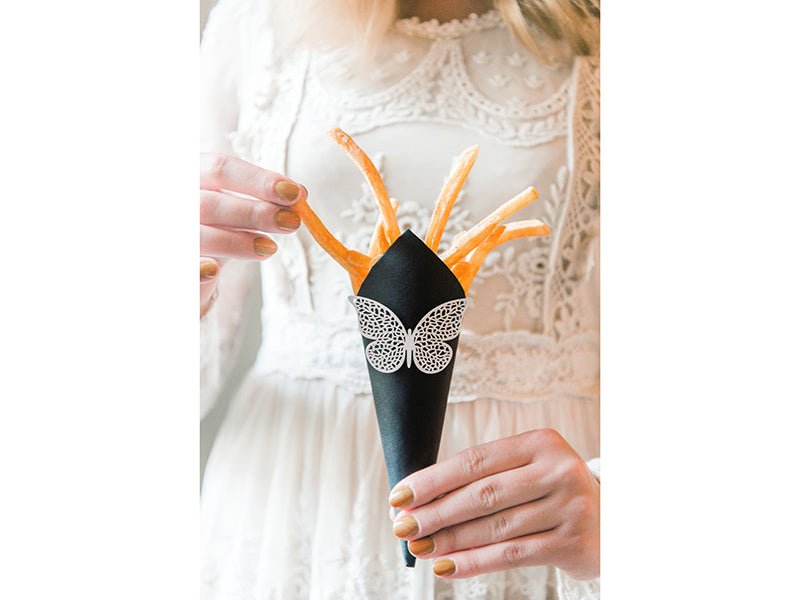 Tafeldecoratie Vlinder Papier Wit 8cm 10st van Partydeco koop je bij Partywinkel