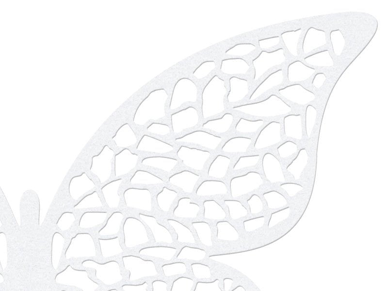 Tafeldecoratie Vlinder Papier Wit 8cm 10st van Partydeco koop je bij Partywinkel
