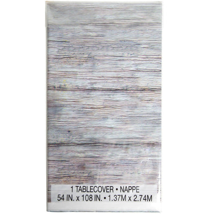 Tafelkleed Houtmotief 2,74m van Unique koop je bij Partywinkel