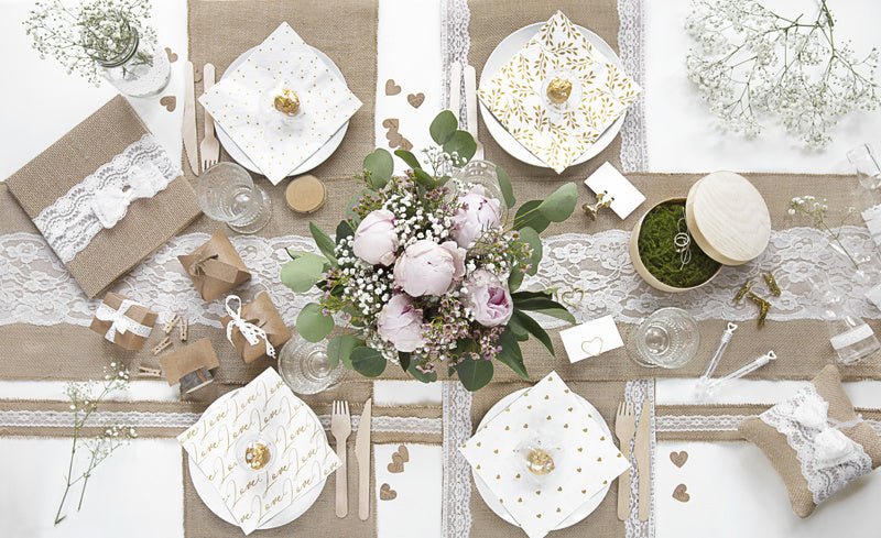 Tafelloper Jute 2,75m van Partydeco koop je bij Partywinkel