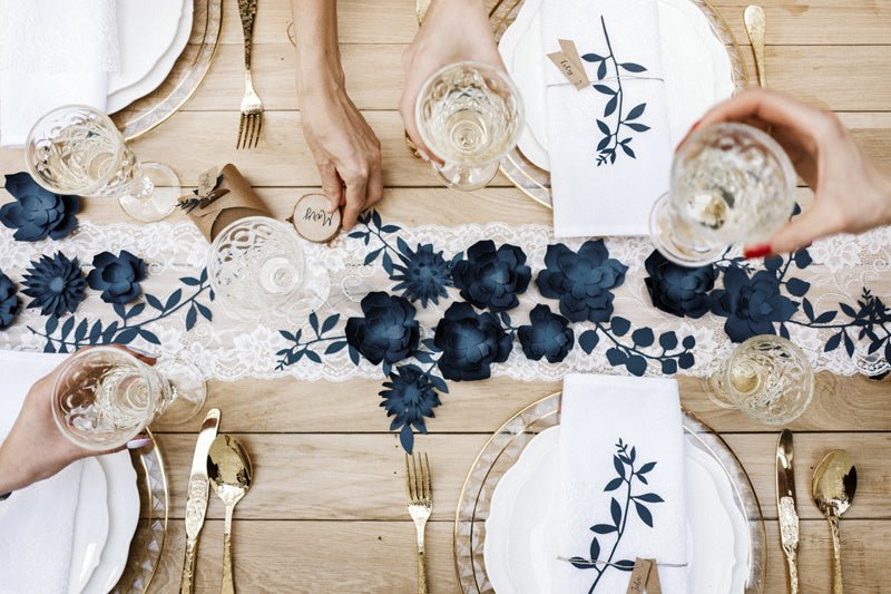 Tafelloper Kant 18cm 9m van Partydeco koop je bij Partywinkel